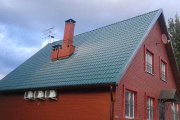Монтаж утепленной кровли из металлочерепицы с покрытием Полиэстер под ключ